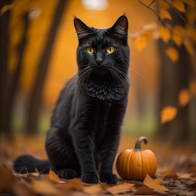 Ghostlight Glimmer guarding a glowing pumpkin